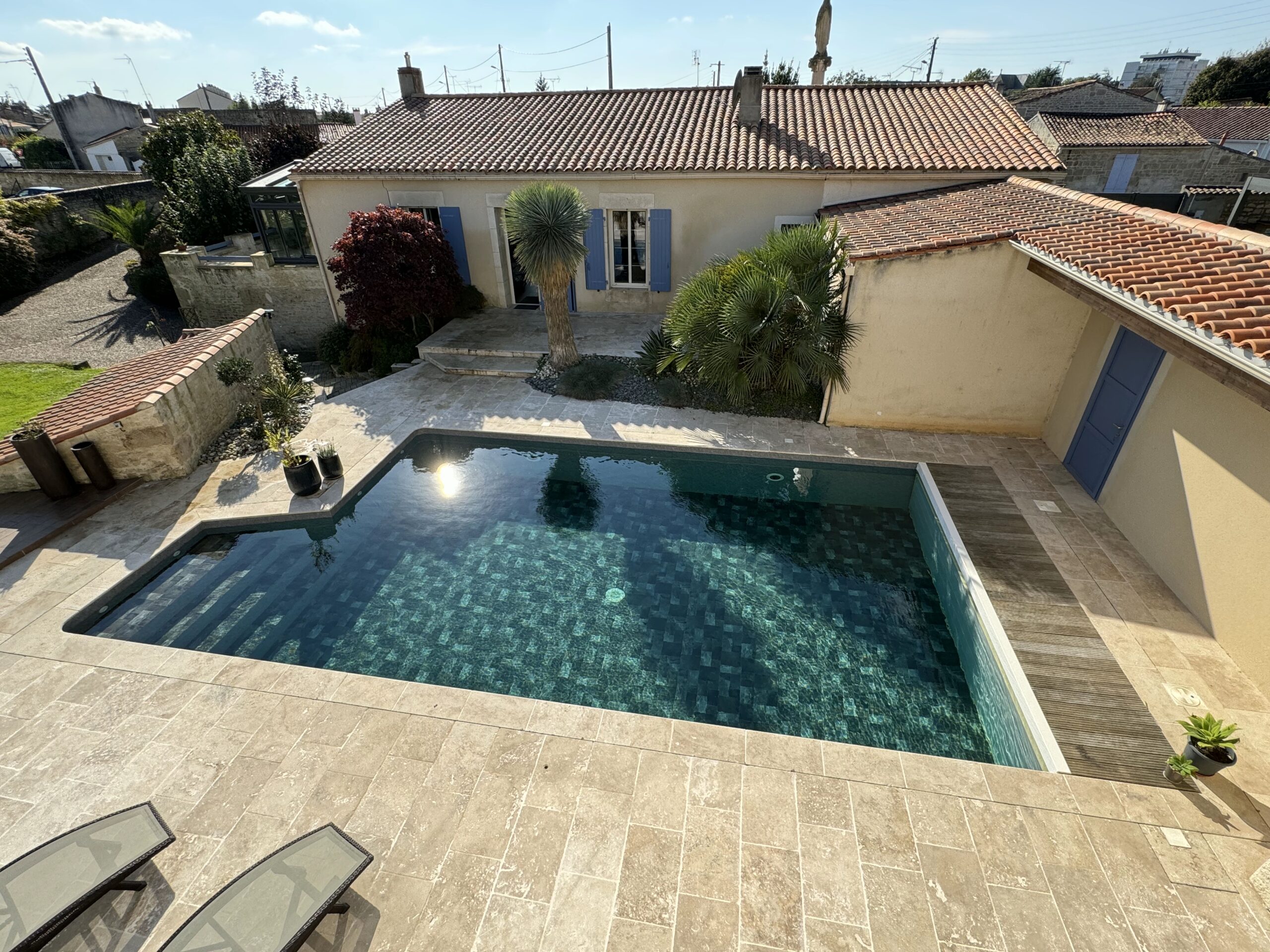 Piscine en béton à Luçon